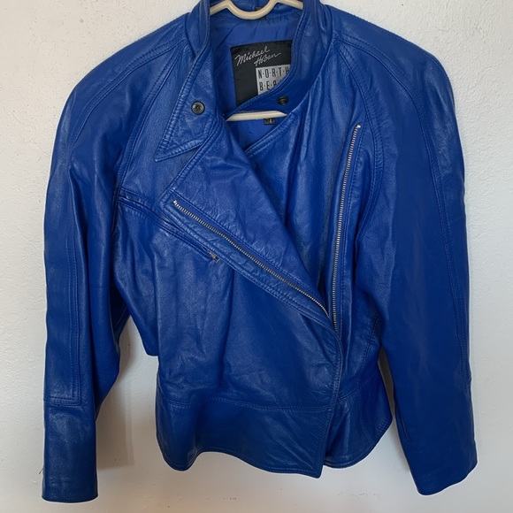 Michael Hoban for North Beach Leather Moto Jacket - size 3/4 - Picture 8 of 10